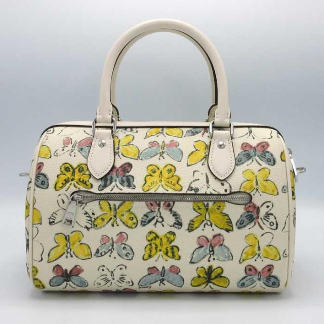 コーチ バッグ ハンドバッグ COACH バタフライ プリント ローワン