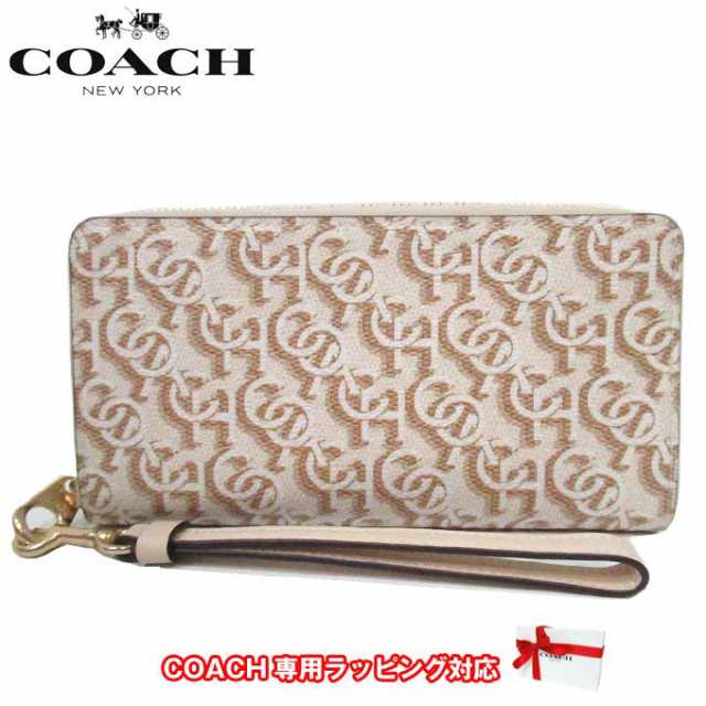 コーチ 財布 長財布 COACH ロング ジップ アラウンド ウォレット・シグネチャー モノグラム プリント ストラップ付き ラウンドファスナーの通販はau  PAY マーケット - SanAlpha | au PAY マーケット－通販サイト