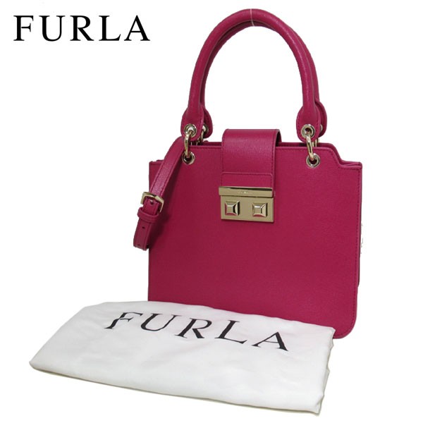 FURLA ピンク ハンドバッグ2way 斜めがけ 新品 - ハンドバッグ