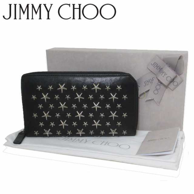 新品JimmyChooCARNABY/S UUF BLACK/SILVER長財布 | irai.co.id