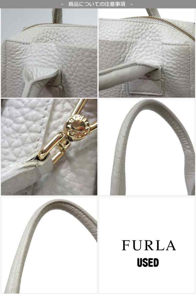 【中古（Bランク）】 フルラ バッグ ハンドバッグ FURLA 2WAY 斜めがけ 282004(オフホワイト系)レディース 