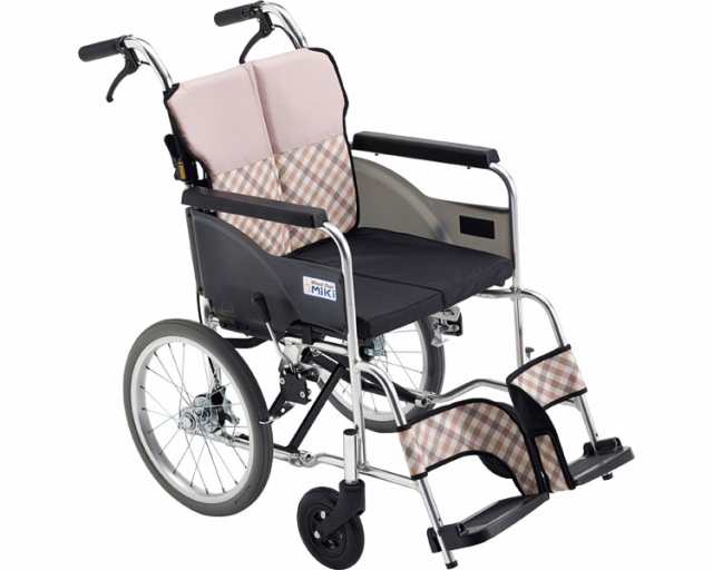 WC-8329)ミキ 介助式車椅子 エムワン MPC-46JD - 看護/介護用品