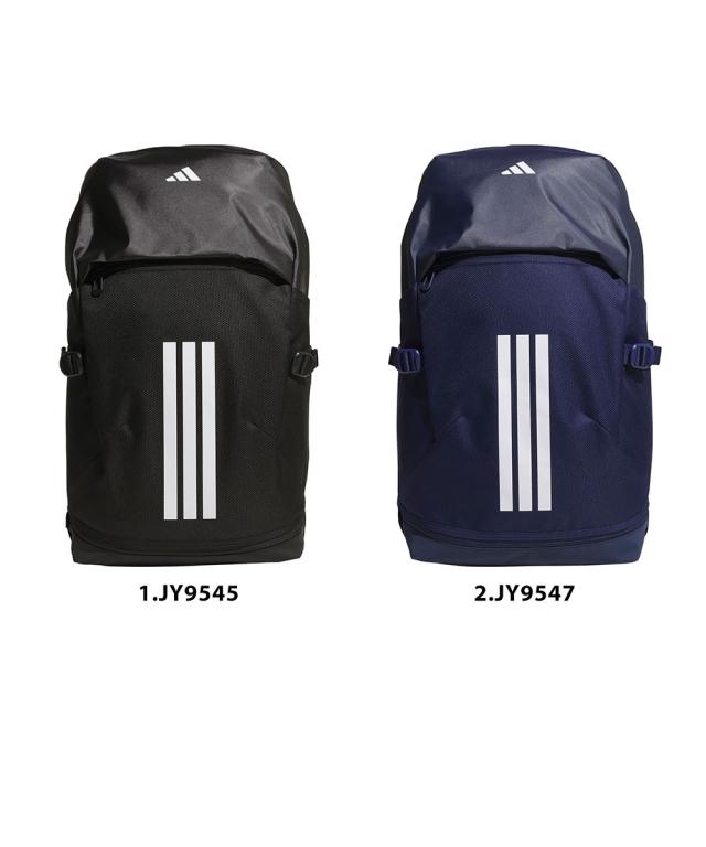 アディダス EP/Syst. バックパック 40L リュック ユニセックス 大容量 通勤 通学 部活 遠征 合宿 A4対応 PC収納 スポーツ トレーニング デイリー 丈夫 軽量 撥水仕様 人気 シンプル 黒 ブラック adidas HQ270_6