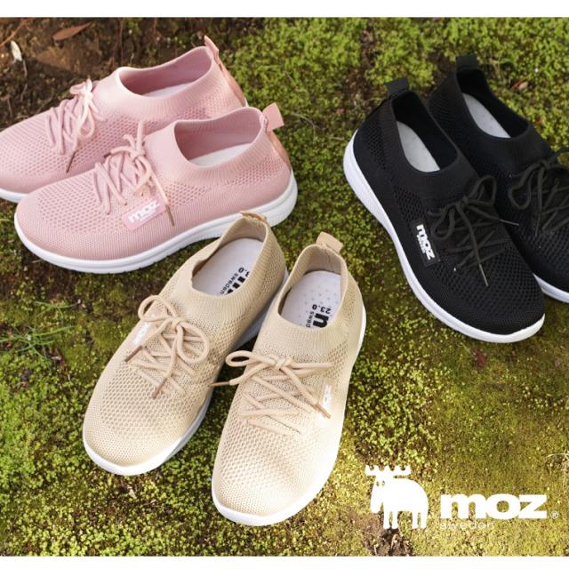 モズ Moz スニーカー レディース スリッポン 軽量 メッシュ ニットシューズ おしゃれ 靴 通気性 歩きやすい 黒 ブラック ピンク ベージュの通販はau Pay マーケット おしゃれな靴の店 S Mart