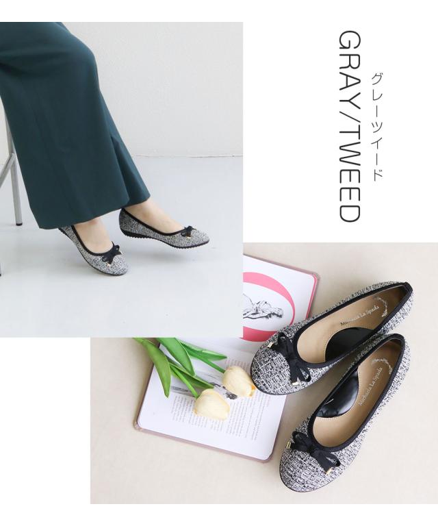 ローズバッド ROSEBUD パンプス（グレー 冬用パンプス （セール 
