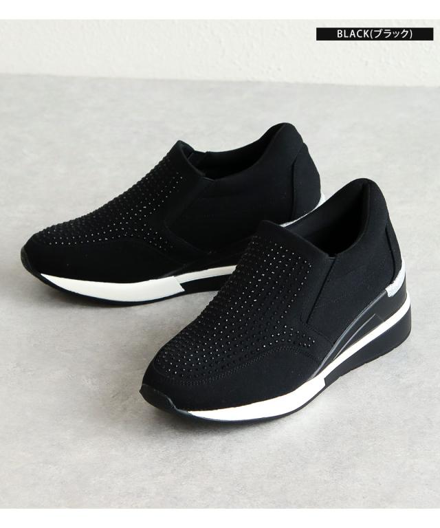 バイカラー スリッポン 厚底 カジュアル スニーカー レディース 紐なし ローカット スニーカー 軽量 痛くない レザースニーカー フラットシューズ カジュアル 25AW×半額クーポン厚底 スニーカー デッキ スリッポン バイカラー