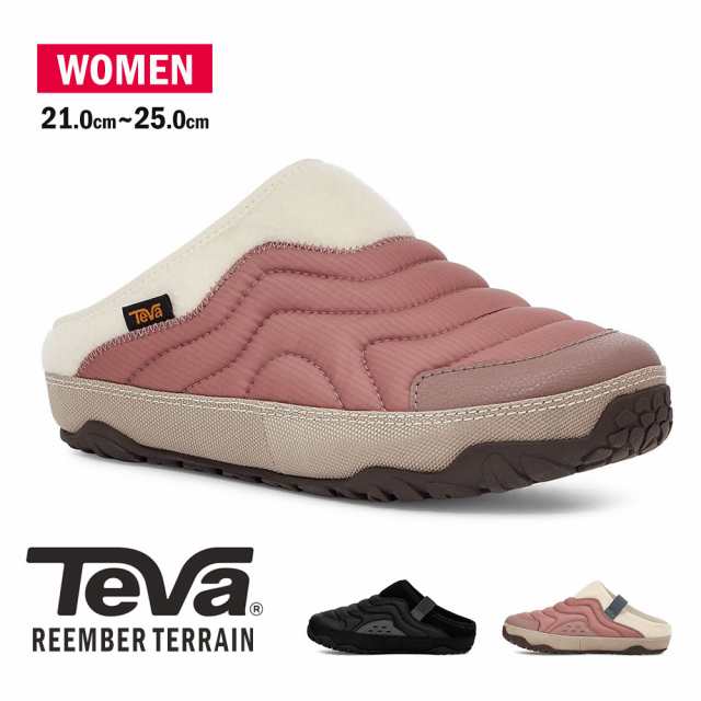 TEVA サボサンダル レディース 冬 裏起毛 暖かい 防寒 クロッグシューズ スリッポン レディース 軽量 防滑 撥水 キャンプ アウトドア ス