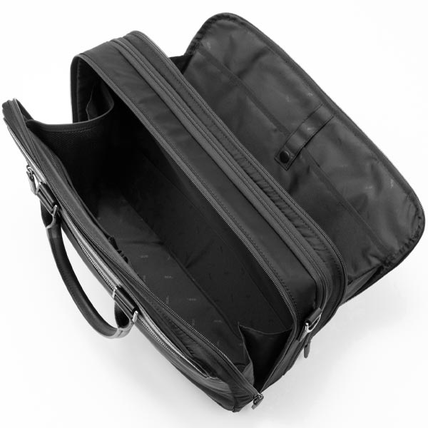 ace. ヴァシリアス ブリーフケース (17L) マチ拡張 B4収納 14インチPC対応 ナイロン製 牛革パーツ 上品 ビジネス エースジーン 17752_2