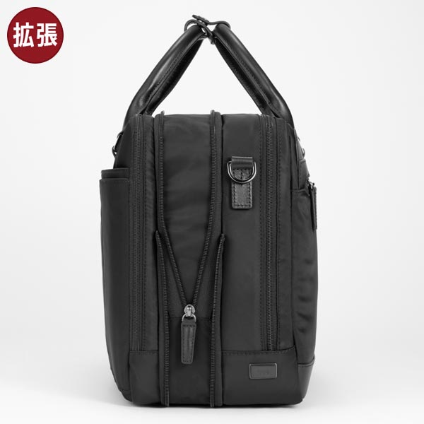 ace. ヴァシリアス ブリーフケース (17L) マチ拡張 B4収納 14インチPC対応 ナイロン製 牛革パーツ 上品 ビジネス エースジーン 17752_8
