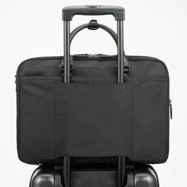ace. ヴァシリアス ブリーフケース (17L) マチ拡張 B4収納 14インチPC対応 ナイロン製 牛革パーツ 上品 ビジネス エースジーン 17752_7