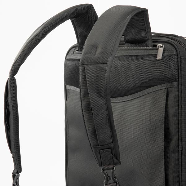 ace. EVL-4.0 3WAYブリーフケース (21L) マチ拡張 B4収納 15.6インチPC対応 2気室 撥水 ビジネスバッグ 通勤 出張 エースジーン 68309_12