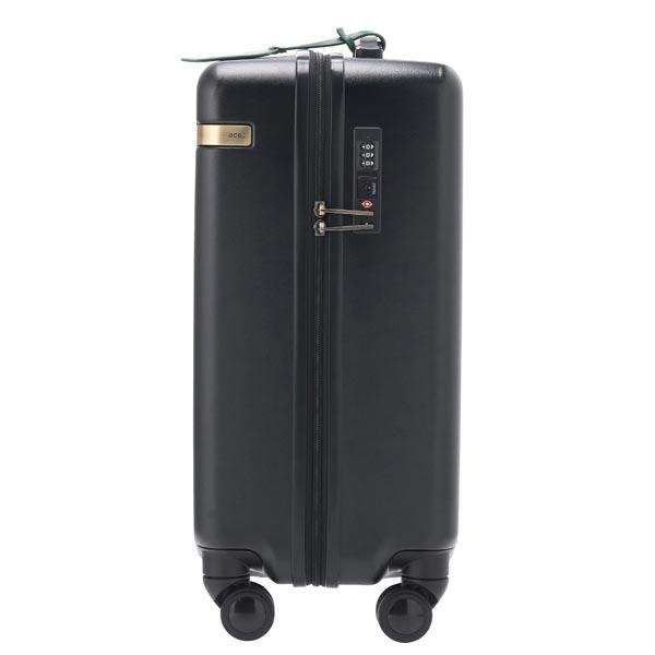ace. ／HAyU×ace. パキラ (34L) 内装ネコ柄 ファスナータイプ スーツケース 2〜3泊用 3辺合計115cm 機内持ち込みサイズ 05781