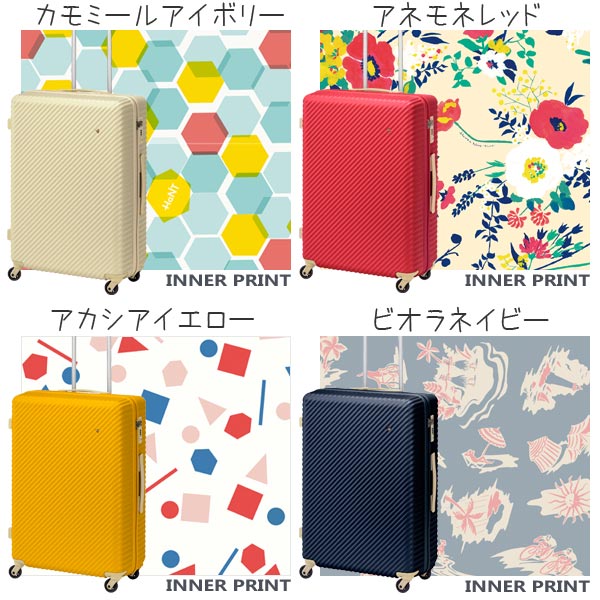 エース HaNT mine ハント マイン (75L) 05747 (限定色0605301) 手荷物預け入れ適応 ファスナータイプ 4〜5泊用スーツケース ACE エース HaNT mine ハント マイン (75L) 05747 (限定色0605301) 手荷物