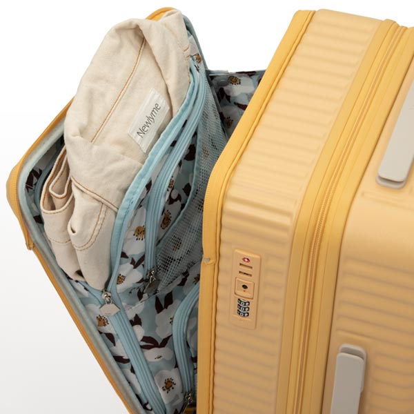 エース HaNT/ハント ココント スーツケース (36L/最大44L) トランク型 1室収納 フロントオープン 拡張 ファスナータイプ 2〜3泊用 機内持ち込みサイズ 05511_6