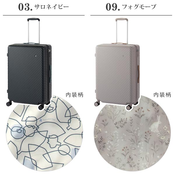 エース HaNT/ハント ココント スーツケース (75L) スタンダード型 ファスナータイプ 5〜7泊用 手荷物預け入れサイズ 05515_9