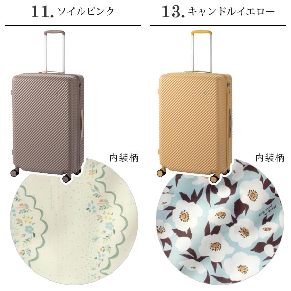 エース HaNT/ハント ココント スーツケース (75L) スタンダード型 ファスナータイプ 5〜7泊用 手荷物預け入れサイズ 05515_10