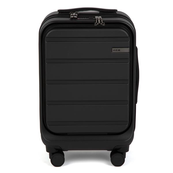 ACE フレットボード スーツケース (29L) フロントポケット付き