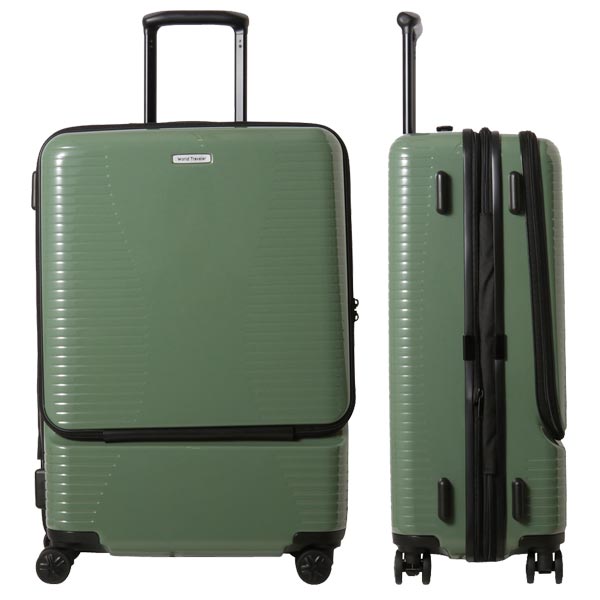 ACE ワールドトラベラー プリマス (64L/最大74L) スーツケース 拡張