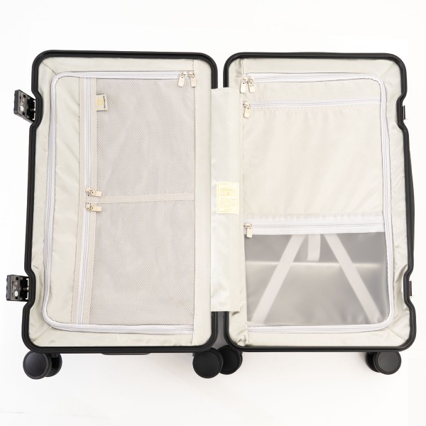 アジアラゲージ アジア・ラゲージ PANTHEON パンテオン 70.5L フレームタイプ スーツケース Mサイズ 5〜7泊用 手荷物預け入れ無料規定内 大容量 キャスターストッパー PTB-2008-M ( キャリーケース キャリーバッグ 中型 )