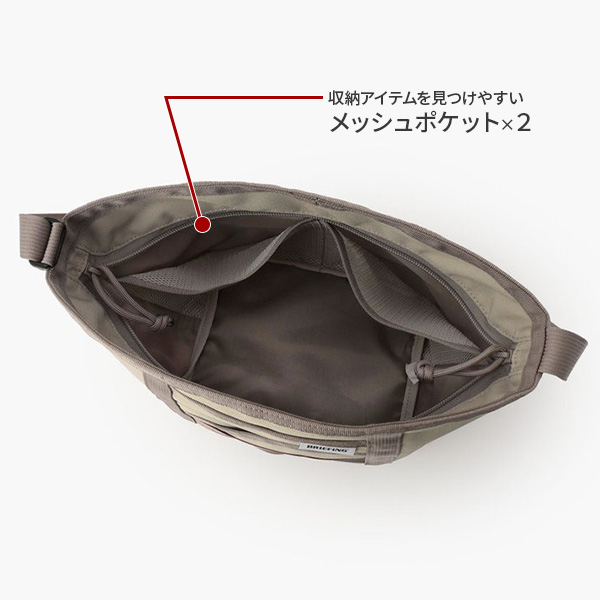 BRIEFING BOAT SHOULDER ブリーフィング ボートショルダー BRL241L11 バッグ ショルダーバッグ サブバッグ メンズ レディース アウトドア_5