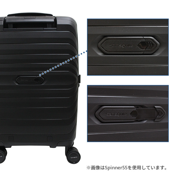 Samsonite OCTOLITE NEO サムソナイト オクトライトネオ スピナー55 エキスパンダブル 36-42L スーツケース Sサイズ 1〜3泊用 正規10年保証付 (UC5*001/153627) 正規品 (軽量 キャリーケース キャリーバッグ 小型)_4