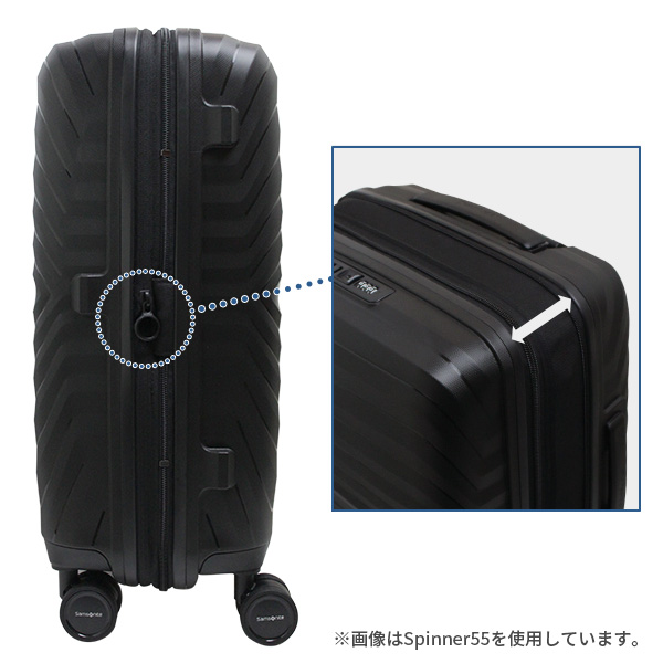 Samsonite OCTOLITE NEO サムソナイト オクトライトネオ スピナー55 エキスパンダブル 36-42L スーツケース Sサイズ 1〜3泊用 正規10年保証付 (UC5*001/153627) 正規品 (軽量 キャリーケース キャリーバッグ 小型)_5