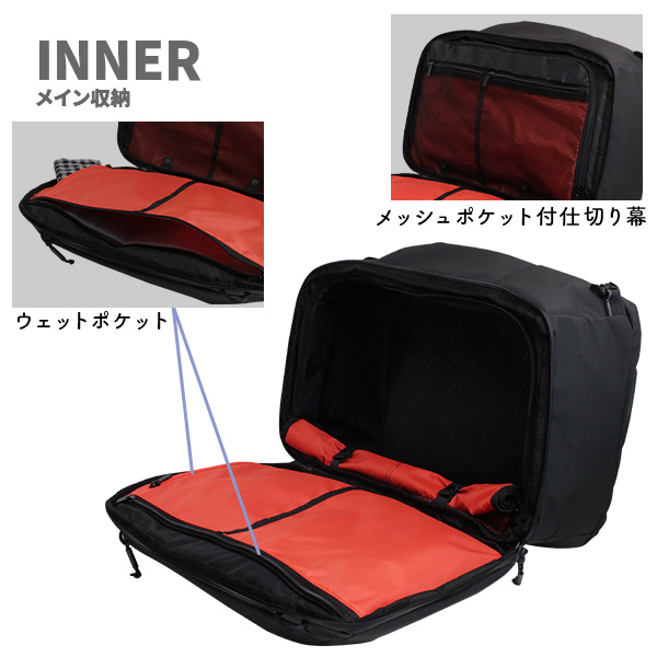 Samsonite URBANIX BACKPACK L サムソナイト アーバニクス バックパックL 正規2年保証付 (QW4*001/150623) 正規品 (B4サイズ 15.6インチPC収納 ブラック 大容量 ポリエステル 通勤 出張)_4