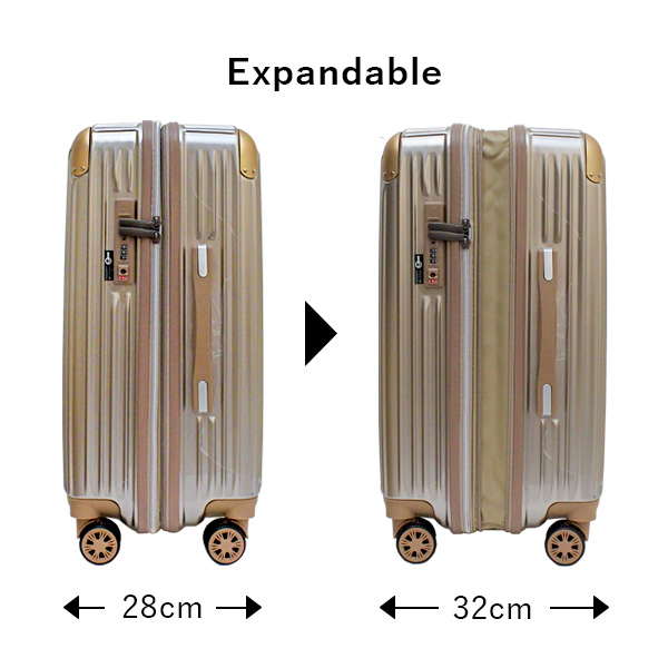 シフレ siffler トライデント TRI2035K-56 (62〜68L) ファスナータイプ 3〜5泊用 スーツケース_9