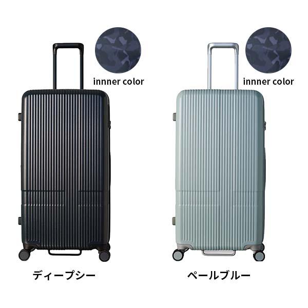 innovator イノベーター スーツケース 約92L ファスナー Lサイズ 大型 7泊以上 縦長 スリム 軽量 手荷物預け入れ無料規定内 キャスターストッパー ボトムハンドル スウェーデン 北欧 エクストリームジャーニー INV80_2