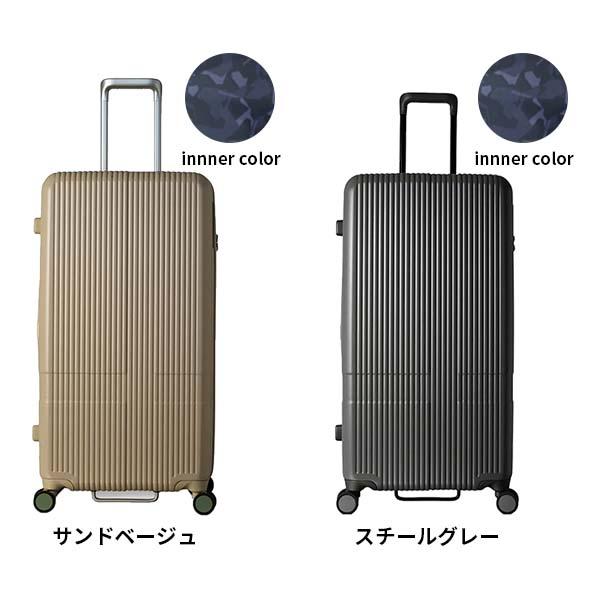 innovator イノベーター スーツケース 約92L ファスナー Lサイズ 大型 7泊以上 縦長 スリム 軽量 手荷物預け入れ無料規定内 キャスターストッパー ボトムハンドル スウェーデン 北欧 エクストリームジャーニー INV80_3