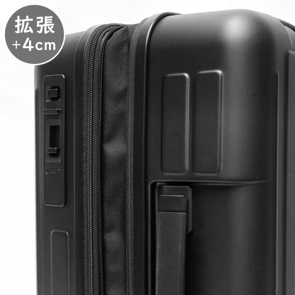 Earth Trace アーストレース ST/EXP キャリーM (68L/79L) マチ拡張 ストッパー搭載 ファスナータイプ スーツケース 5〜7泊用 手荷物預け入れサイズ TTC LET002_10