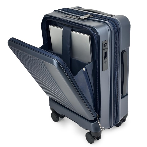 Grand＋ グランプラス フロントオープンキャリー 40L〜46L スーツケース 機内持ち込み可能 拡張機能 キャスターストッパー Sサイズ 2202 ファスナー 1〜3泊用 エキスパンダブル キャリーケース ビジネス トラベル 小型_10
