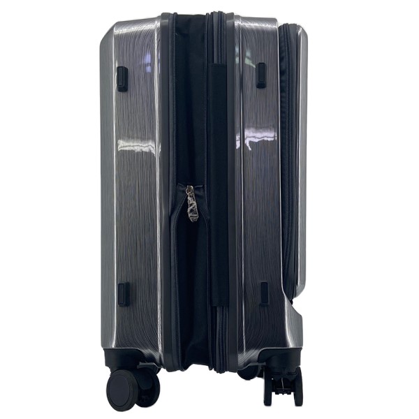 Grand＋ グランプラス フロントオープンキャリー 40L〜46L スーツケース 機内持ち込み可能 拡張機能 キャスターストッパー Sサイズ 2202 ファスナー 1〜3泊用 エキスパンダブル キャリーケース ビジネス トラベル 小型_12