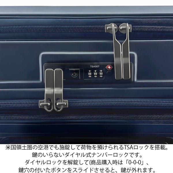 Grand＋ グランプラス フロントオープンキャリー 40L〜46L スーツケース 機内持ち込み可能 拡張機能 キャスターストッパー Sサイズ 2202 ファスナー 1〜3泊用 エキスパンダブル キャリーケース ビジネス トラベル 小型_4