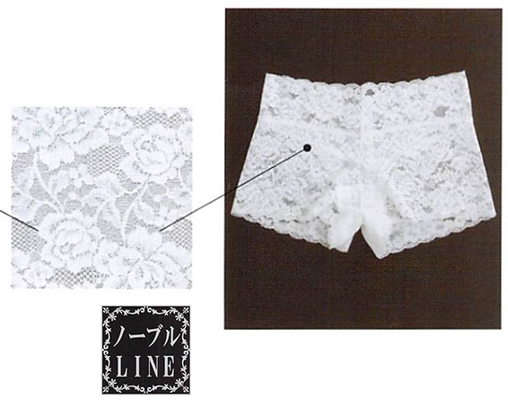 メール便送料無料 あづま姿 下着 ノーブルline ショーツ L レース素材 取り寄せ商品 肌着 和装 日本製 総レース 着付け小物 あずま姿 2の通販はau Pay マーケット 安売り天国とせん
