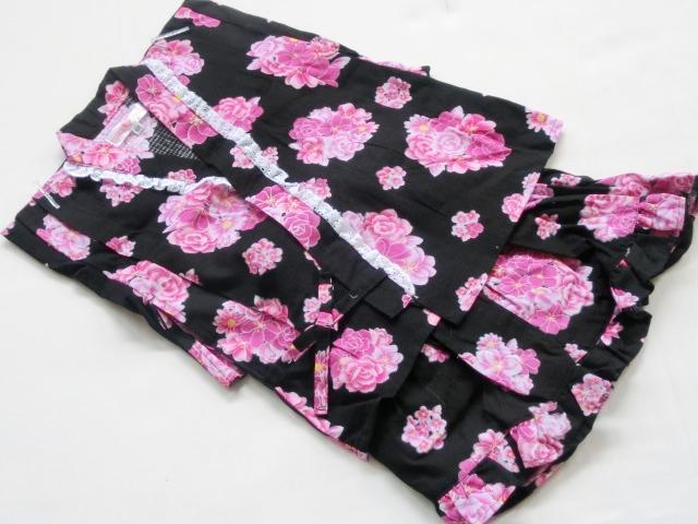 訳あり 子供帯付セパレート浴衣 1サイズ 浴衣ドレス 兵児帯 プチへこ 女児 ちびっこ 幼児 女の子 1cm ジュニア キッズ 子供服 夕涼みの通販はau Pay マーケット 安売り天国とせん