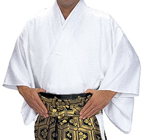 踊り衣裳【袴下きもの 仙印】白（白サヤ形） 取り寄せ商品 「日本の踊り」掲載 稽古 習い事 舞踊 民謡 発表会《男の通販は
