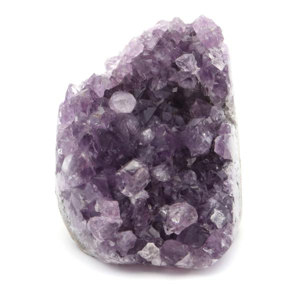 アメジスト クラスター 側面磨き AAA ドゥルーザ 紫水晶 置き物 原石 327g ウルグアイ産 天然石 1点物 2月 誕生石 天然石 amethyst 爆買 クリスマス