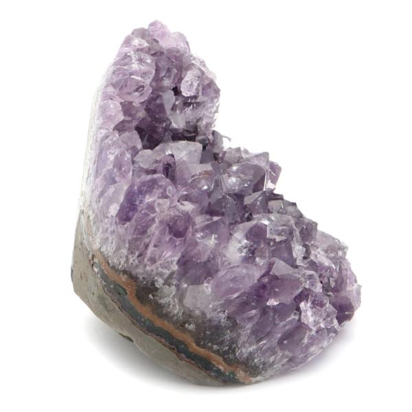 アメジスト クラスター 側面磨き AAA ドゥルーザ 紫水晶 置き物 原石 327g ウルグアイ産 天然石 1点物 2月 誕生石 天然石 amethyst 爆買 クリスマス_4