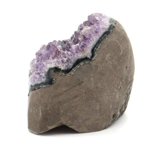 アメジスト クラスター 側面磨き AAA ドゥルーザ 紫水晶 置き物 原石 359g ウルグアイ産 天然石 1点物 2月 誕生石 天然石 amethyst 爆買 クリスマス_2