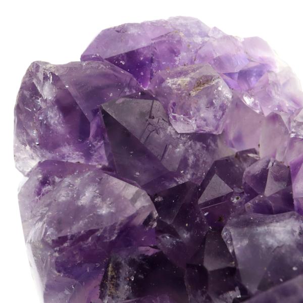アメジスト クラスター 側面磨き AAA ドゥルーザ 紫水晶 置き物 原石 447g ウルグアイ産 天然石 1点物 2月 誕生石 天然石 amethyst 爆買 クリスマス_2