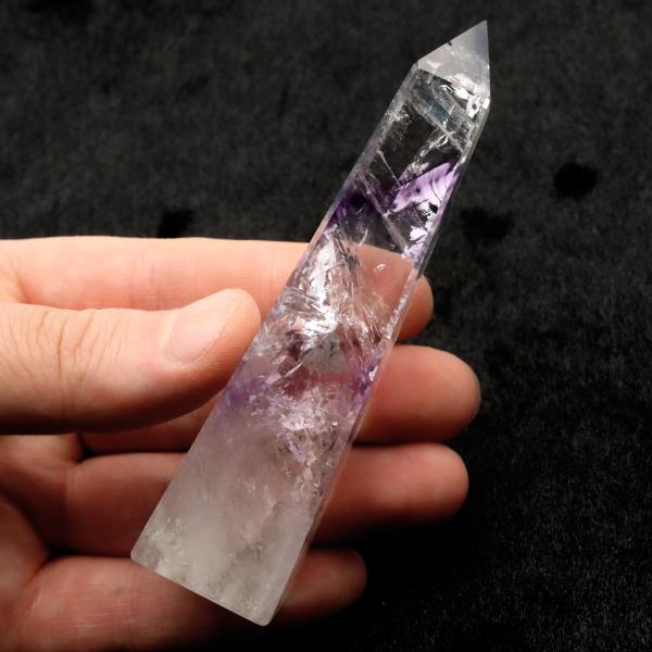 アメジスト ファントム オベリスク ポイント ブラジル バイーア州産 原石 86g 天然石 1点物 パワーストーン amethyst 紫水晶 2月 誕生石 爆買 クリスマス