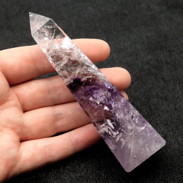 アメジスト ファントム オベリスク ポイント ブラジル バイーア州産 原石 149g 天然石 1点物 パワーストーン amethyst 紫水晶 2月 誕生石 爆買 クリスマス_1