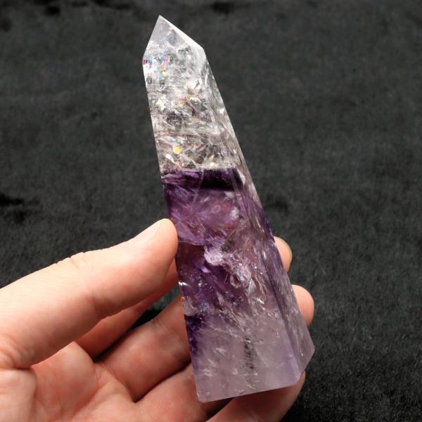 アメジスト ファントム オベリスク ポイント ブラジル バイーア州産 原石 149g 天然石 1点物 パワーストーン amethyst 紫水晶 2月 誕生石 爆買 クリスマス_2