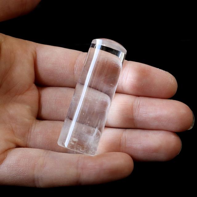 エンジェルラダー クォーツ 印材 約17mm 置き物 天然石 1点物 希少 レア_4