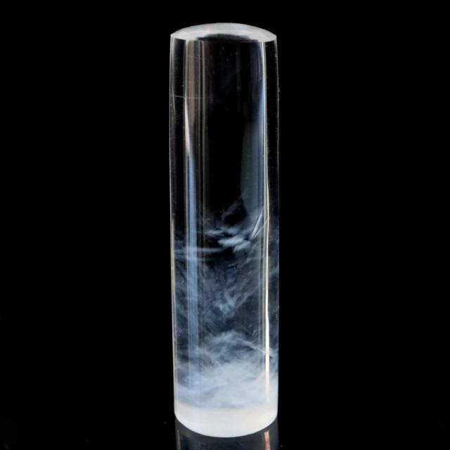 エンジェルラダー クォーツ 印材 約14mm 置き物 天然石 1点物 希少 レア