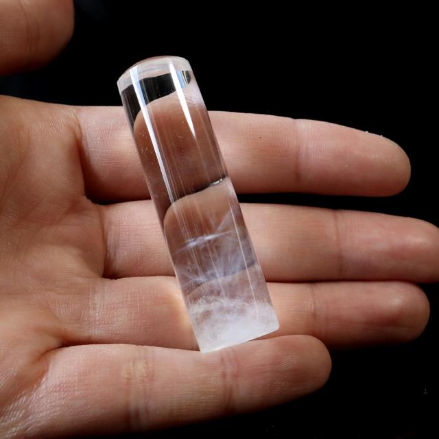 エンジェルラダー クォーツ 印材 約16mm 置き物 天然石 1点物 希少 レア_4