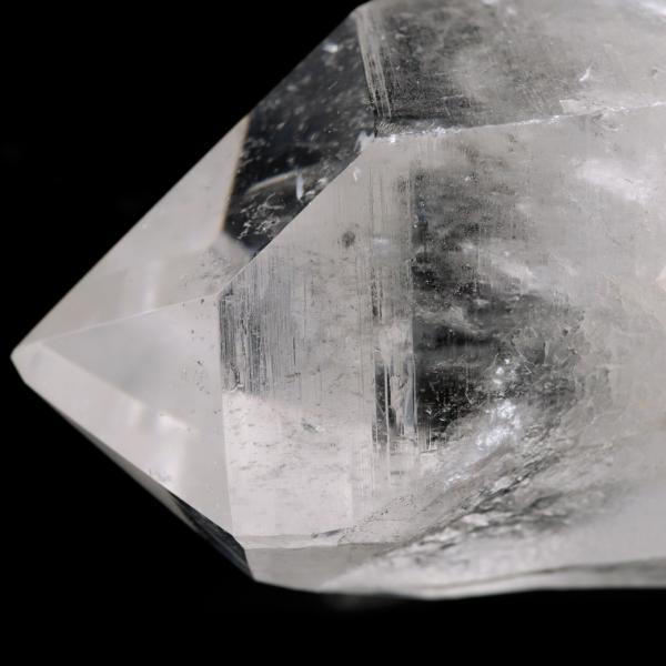 レムリアンシード 水晶 六角柱 ポイント 一部面残し 研磨磨き 269g 1点もの AAAAA 虹入り レインボー 天然石 ブラジル バイーア州産 証明書付き 爆買 クリスマス_1
