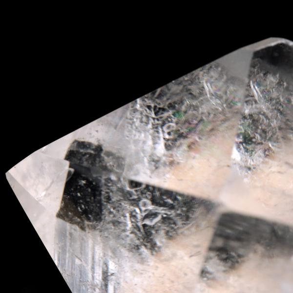 レムリアンシード 水晶 六角柱 ポイント 一部面残し 研磨磨き 269g 1点もの AAAAA 虹入り レインボー 天然石 ブラジル バイーア州産 証明書付き 爆買 クリスマス_2