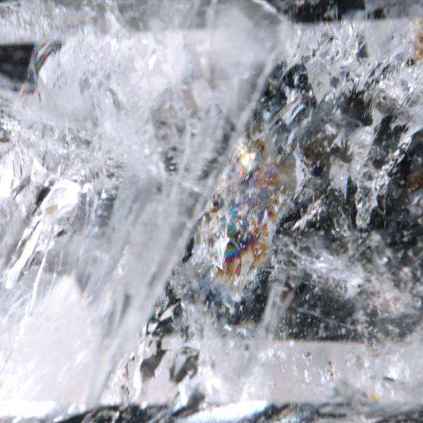 レムリアンシード 水晶 六角柱 ポイント 一部面残し 研磨磨き 40